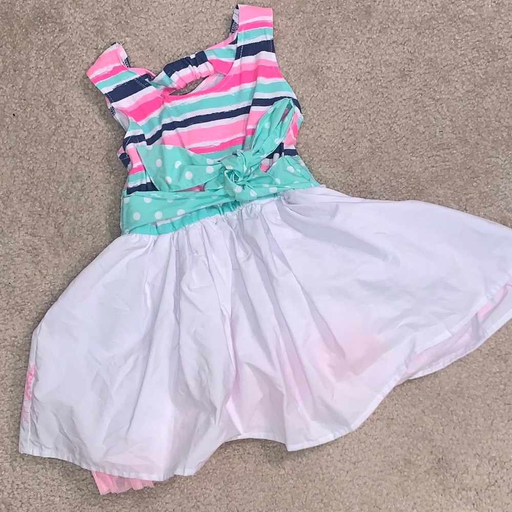 EUC layered Sleeveless Dress Little Lass 3T - Picture 3 of 3